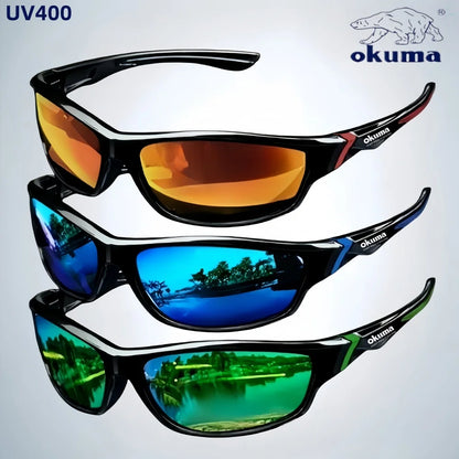 Okum fashion polarized glasses UV400, anti UV, glare, strong light, suitable for cycling, driving, fishing, etc