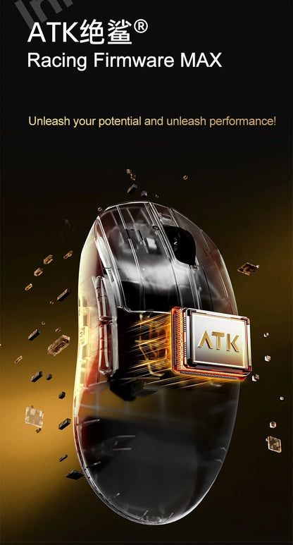 ATK Dragonfly A9 Ultimate bezdrátová herní myš A9 Air PAW3950 ultralehká ergonomická e-sportovní myš pro hráče FPS CSGO A9 Ultra