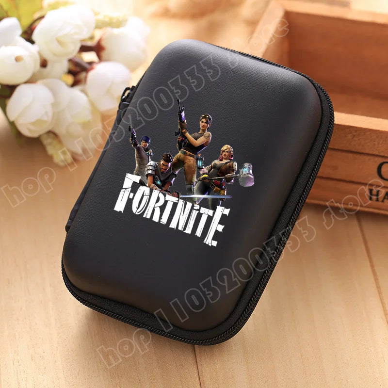New Fortnite Storage Bag Multi Function Data Cable Charger Organizer Travel Earphone Protective Pouch Childrens Birthday Gift