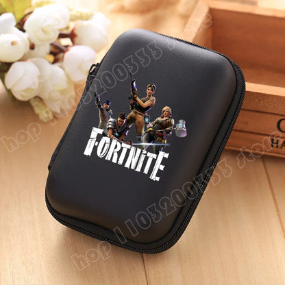 New Fortnite Storage Bag Multi Function Data Cable Charger Organizer Travel Earphone Protective Pouch Childrens Birthday Gift