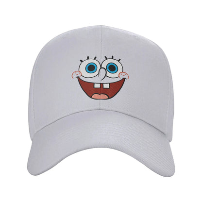 Casquette de baseball « Spongebob » à grand visage souriant, style « Sun », printanière, rétro « y2k », casquette de camionneur pour couple, femmes, tennis, skate et baseball
