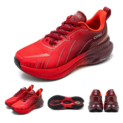 ONEMIX Nouvelles chaussures de course à amorti pour hommes, adaptées aux coureurs intensifs, à lacets, sportives, pour femmes, antidérapantes, d'extérieur, athlétiques, baskets pour hommes