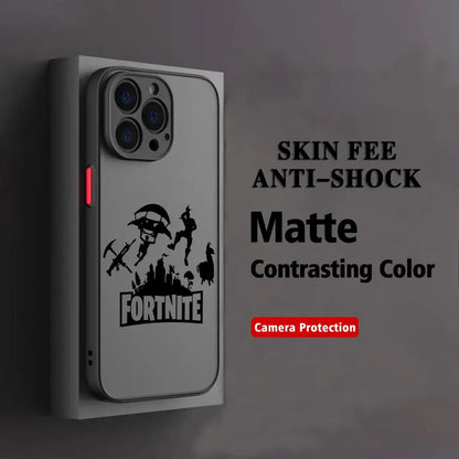 Funda para móvil Hot Game F-Fortnites para Xiaomi Redmi Note 14 13 12 12S 11 11S 10 10S 9T 9S 8 7 Pro Plus 4G 5G, cubierta trasera transparente mate