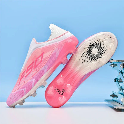 Nouvelles chaussures de football pour hommes, chaussures de sport, chaussures de football de haute qualité, ultralégères, chaussures de futsal, haute tige, respirantes, antidérapantes, pour match en extérieur