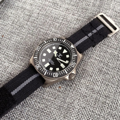 Titanium Case Tandorio 42mm Retro FXD NH35 PT5000 Mechanical Men's Watch Sapphire 200M Diver Watches Luminous Watches for Men