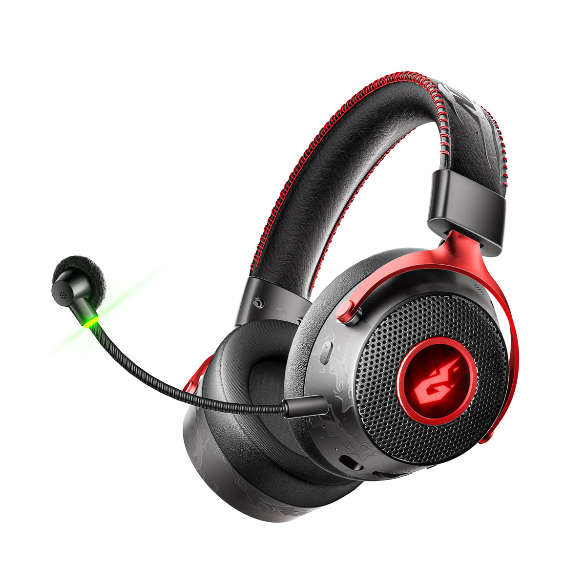 Casque de jeu sans fil HaaYot, application + hub, EQ, transducteur en titane de 50 mm, double microphone, charge rapide 120H, coussinets d'oreille rafraîchissants pour PC et mobile