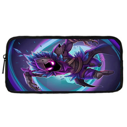 Trendiges Gaming-Design Kinder-Rucksack F-FortniteS mit Lunchbag und Federmäppchen, Schulranzen mit großem Fassungsvermögen für Jungen und Mädchen, ideales Geschenk