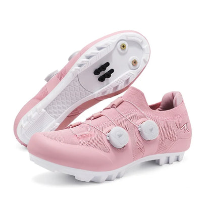 Professional Men's Cycling MTB Shoes Route Cleats Speed Road Bike Sneakers Racing Women Flat Bicycle Mountain SPD Biking Footwear