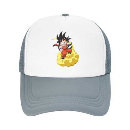 Dragon Ball Son Goku Mesh Baseball Cap Adult Trucker Hat Anime Hats Adjustable Snapback Caps Sports Cap Winter Trucker Hats