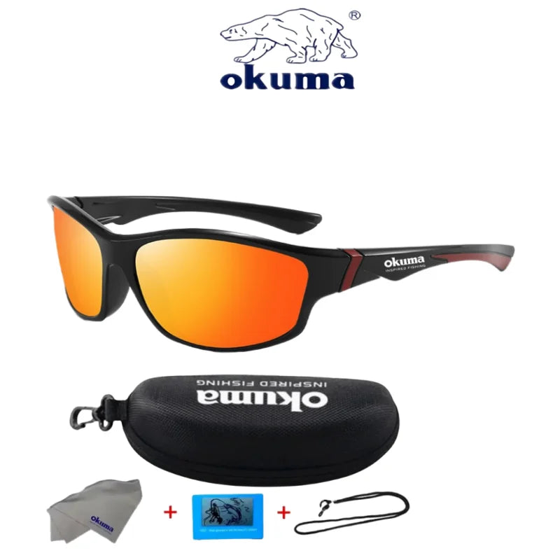Okum fashion polarized glasses UV400, anti UV, glare, strong light, suitable for cycling, driving, fishing, etc