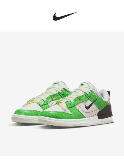 Originální unisexové retro tenisky Nike Dunk Disrupt2 s hadím potiskem, nízký svršek, model DV1491-101