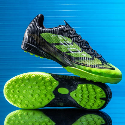 Chaussures de football pour hommes, crampons d'entraînement rapides pour terrain extérieur, chaussures de football à crampons pour terrain synthétique, baskets basses originales unisexes