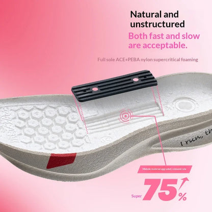 XTEP 2000km PRO Women's Running Sneakers 2026 Spring Cushioned Stability Comfort Lightweight Female Sports shoes 874218110043