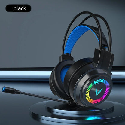 Casque de jeu Microphone antibruit jeu e-sports 7.1 son Surround stéréo casque filaire pour PS5 Xbox One film musique