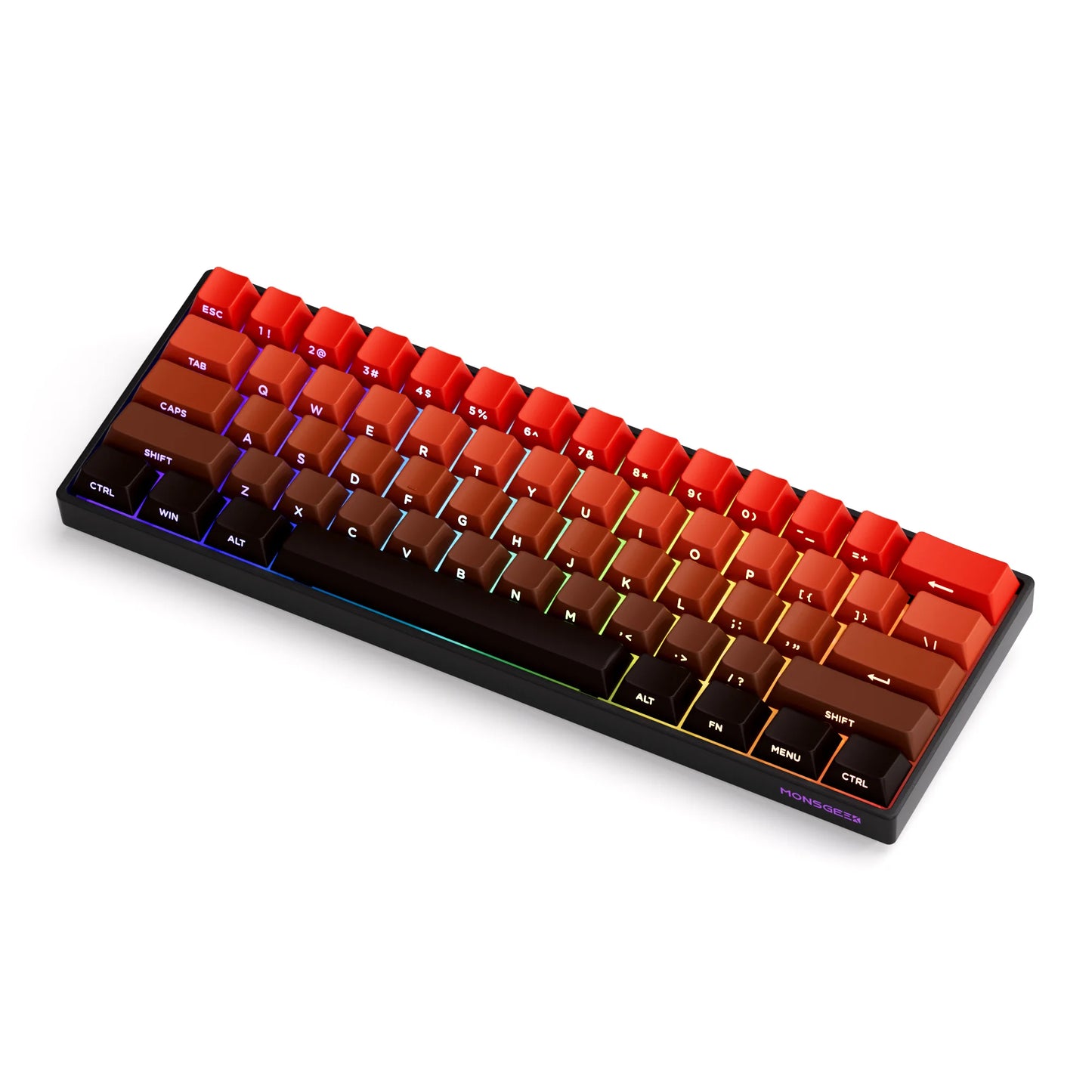 MONSGEEK FUN60 Pro & Max HE Magnetic Gaming Keyboard, 60% Wireless Mechanical Keyboard with 0.01mm Rapid Trigger, 8K Polling Rate, ARGB and Tri-Mode Connectivity