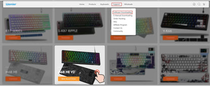 Womier M68 HE Rapid Trigger Keyboard Hall Effect Gamer Keyboard Wired RGB Custom Mechanical Keyboard with Magnetic Switch for PC