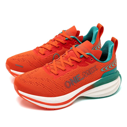ONEMIX Men's Running Shoes Air Cushion Sneakers Breathable Mesh Outdoor Athletic Height Increase Walking Shoes Size EU 35-47