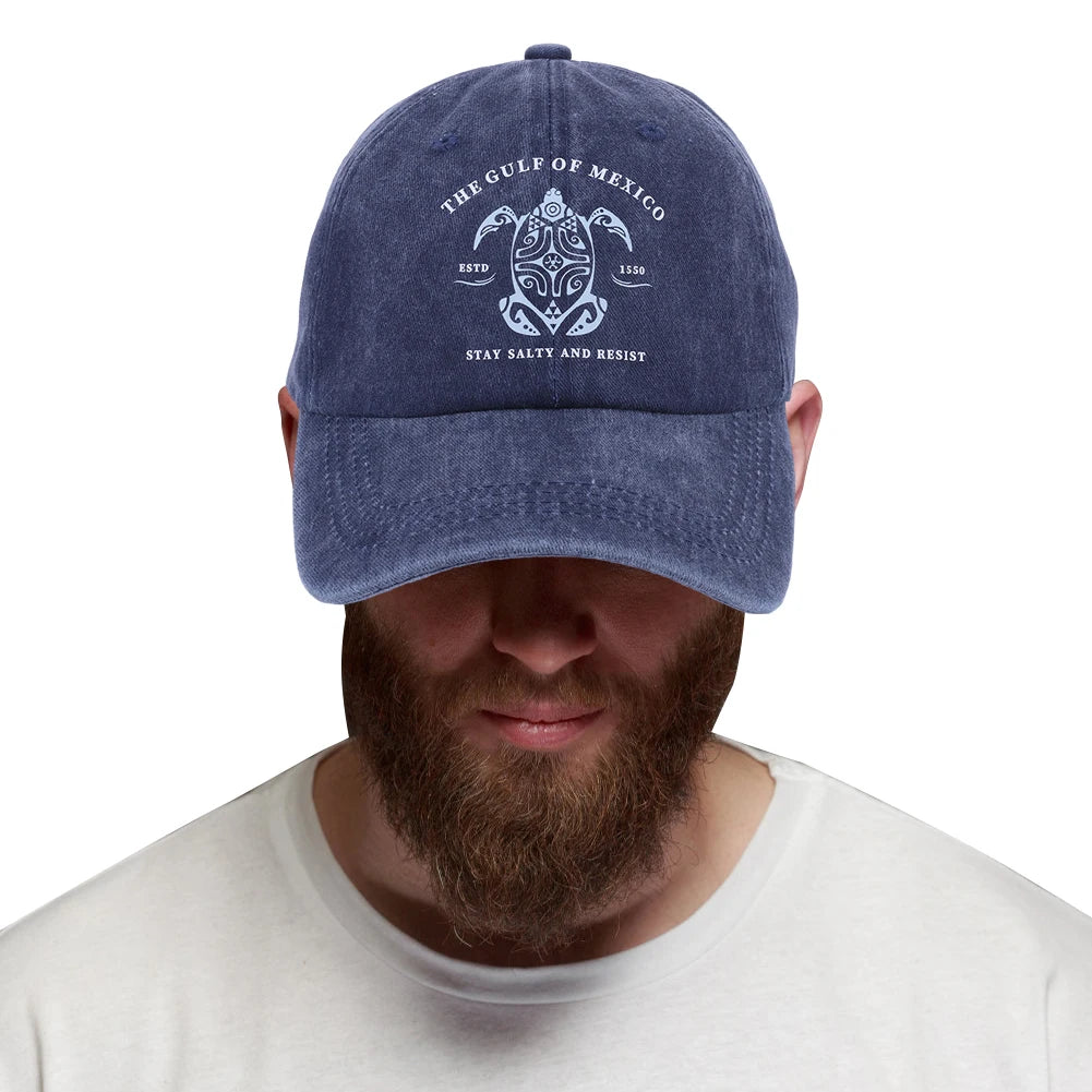 Washed Cotton Baseball Cap Retro Cotton Hat Adjustable Trucker Hat Trucker Cap Outdoor Sports Sun Hat for Men Women Unisex