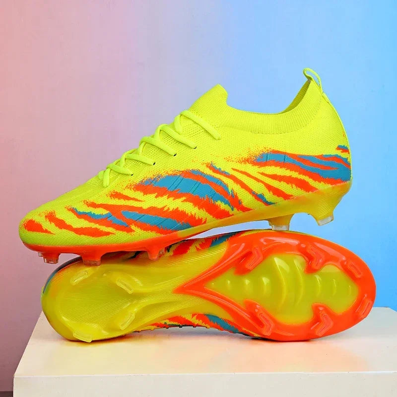 Nouveaux hommes bottes de Football Sport ultraléger antidérapant en plein air adulte crampons Match unisexe chaussures de Football confortable herbe de haute qualité