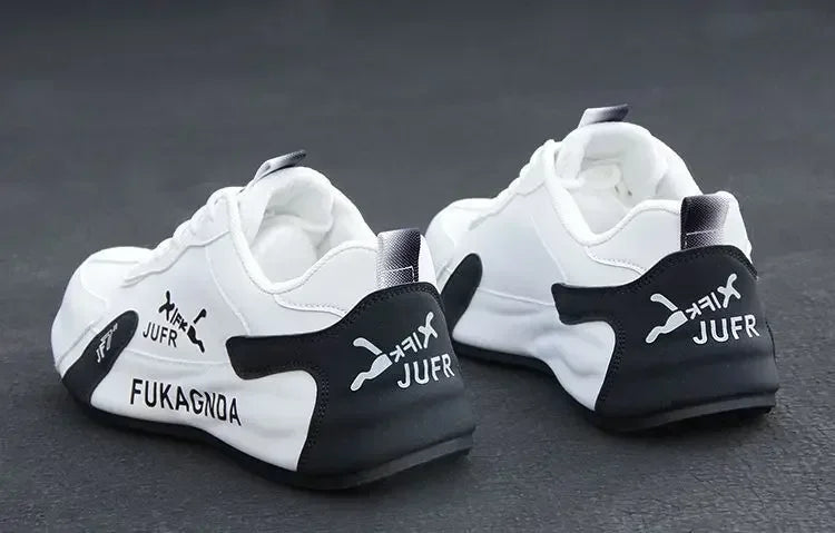Miesten PU-nahkaiset vedenpitävät lenkkarit, rennot urheilukengät, kevyet, hengittävät, tasapohjaiset, luistamattomat tenniskengät, Zapatillas Hombre