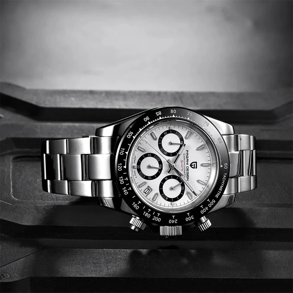 Novo PAGANI DESIGN PD1644 Relógio de Luxo para Homem em Quartzo com Data Automática, Cronógrafo Desportivo de Pulso, Impermeável 100m, Presente para Homem