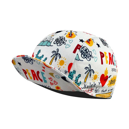 Red Retro Cycling Cap Black Series Most Popular Polyester Cycling Caps Sports Quick Dry Bicycle Hat Men Women Wear Absorb Sweat