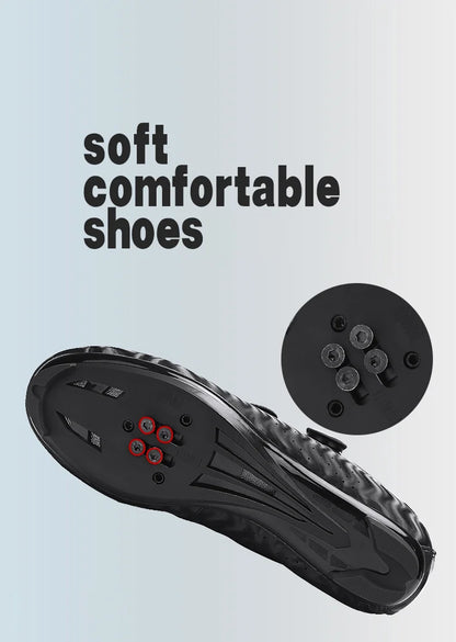 New cycling shoes road cycling men's racing competition self-locking speed cycling sports shoes women's Spd Cleats cycling shoes