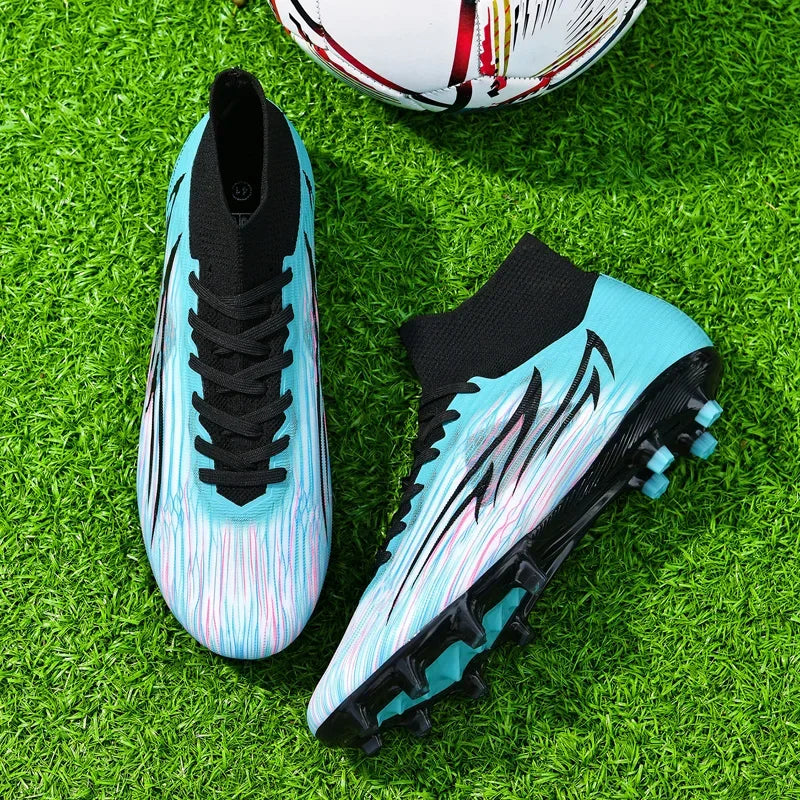 Nouvelles chaussures de football pour hommes, chaussures d'entraînement professionnelles, baskets de match, chaussures de football ultralégères, chaussures de sport pour l'extérieur, antidérapantes, unisexes
