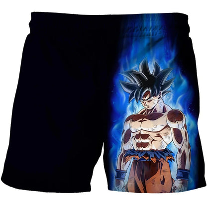 2026 Cartoon Dragon Ball Z Children's Boys' Shorts Beach Pants Summer Cartoon Cute Boys Beach Pants Comfortable and Breathable