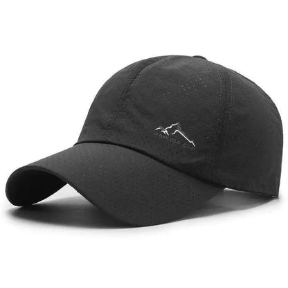 Casquette de baseball en maille ultra-respirante à séchage rapide - Casquette de sport d'été polyvalente pour hommes et femmes - Idéale pour les aventures en plein air