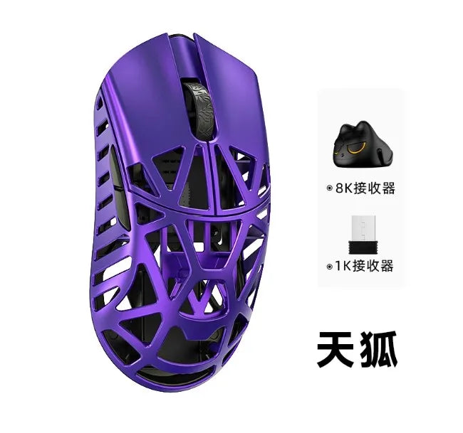 Wlmouse Mini Pro Professional Mouse Lightweight magnesium alloy three mode wireless game mouse 8K return rate PAW3950 DPI30000