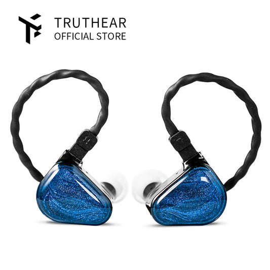 TRUTHEAR x Crinacle ZERO Wired IEM Earphones Dual Dynamic Drivers HiFi Bass Earbuds with 0.78mm 2Pin Cable for Gaming & Music