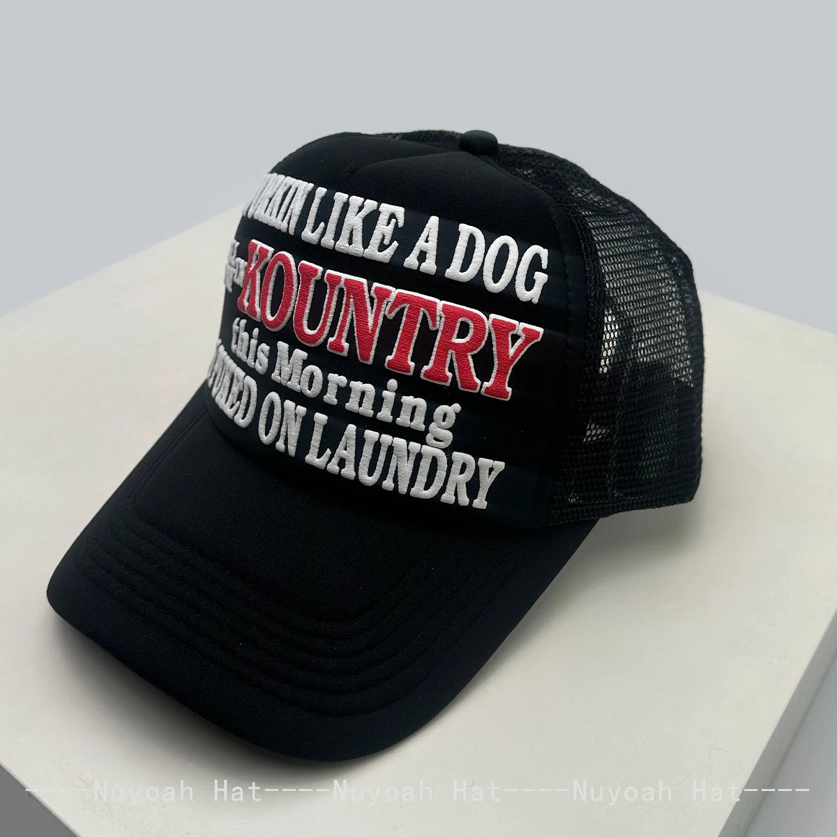 New Unisex Color Block 3D Printed Letter Baseball Hats Sunshade Hip Hop Breathable personal Trucker Caps Mesh Versatile fashion