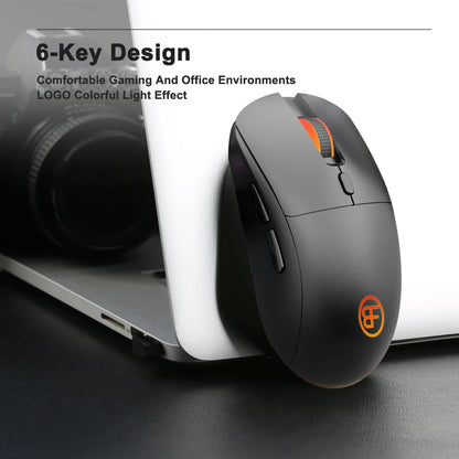 Káblová myš USB – káblová optická ergonomická myš, nastaviteľná 7200 DPI, 6 tlačidiel, kancelárska myš pre PC, notebook, počítač, MacBook a hráčov