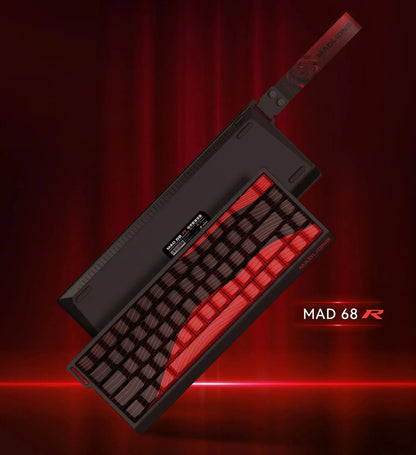 MADLIONS MAD 60/68HE Gaming Magnetic Switch Keyboard, Wired Mechanical Gaming Keyboard with 8K Polling Rate, Rapid Trigger, Hot Swappable RGB 61/68 Keys