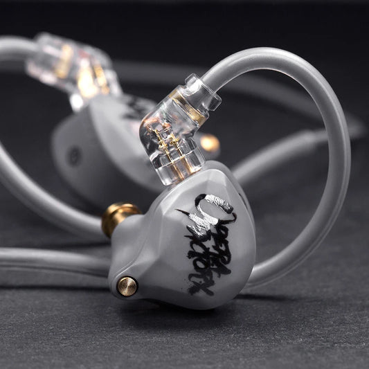 Whizzer OC1 Wired HiFi Earphones with Mic, Bass Enhanced In-Ear Headphones, Clear Vocal Dynamic Driver Earbuds with Play/Pause Control