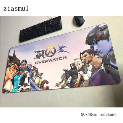 overwatch mouse pad 90x40cm mousepads Aestheticism gaming mousepad gamer Gorgeous personalized mouse pads keyboard pc pad