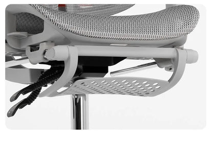 Chaise de bureau ergonomique pour ordinateur, base en alliage d'aluminium robuste, pour poste de travail à domicile, chaise de jeu pour ordinateur