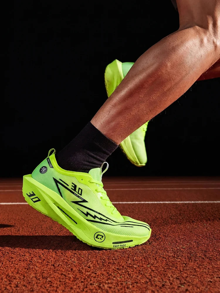 Brand Men's Carbon Plate Running Shoes Soft Cushion Shock Absorbing Sports Shoes Unisex Sneakers Light Anti-Slip Training Shoes