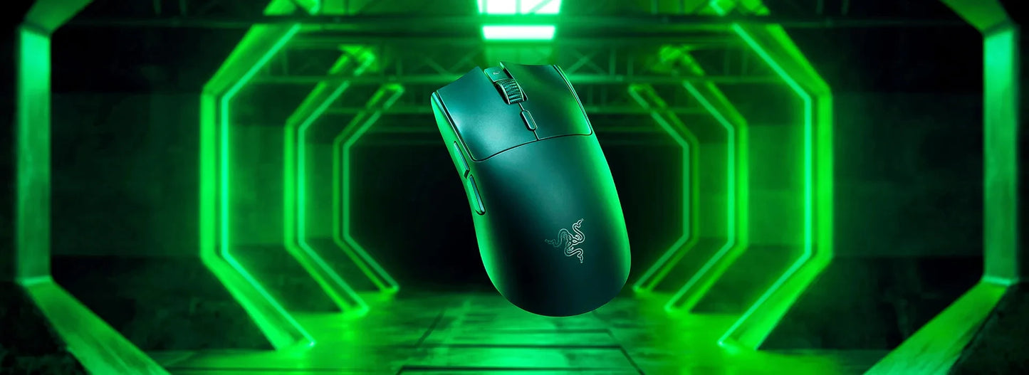 Ratón gaming inalámbrico para esports Razer Viper V3 HyperSpeed, sensor óptico 30K DPI, interruptores mecánicos Gen-2, 8 controles programables