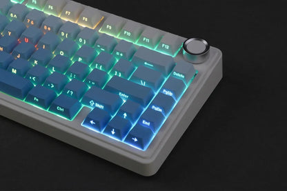 AULA F75Pro Wireless Gaming Mechanical Keyboard 75% Customized RGB Layout Gasket Mounted Side-engraving PBT Keycaps