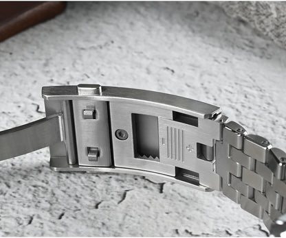 San Martin 40mm Enamel Spiral Dial Integrated Bracelet Men Diver Watch Miyota 9015 Automatic Mechanical Waterproof 200m SN0148
