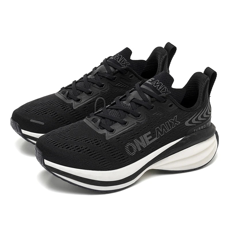 ONEMIX Men's Running Shoes Air Cushion Sneakers Breathable Mesh Outdoor Athletic Height Increase Walking Shoes Size EU 35-47