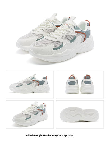Xtep Casual Shoes For Men Breathable Thick Sole Heightened Lightweight Strong Wrapping Street Style Sports Shoes 977319320047