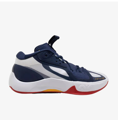 Sapatilhas de basquetebol Nike Jordan genuínas para homem, confortáveis, com amortecimento de impacto, cano médio e design prático DH0248-130