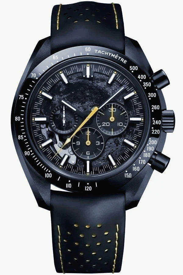 904L Stainless Steel Case, for Men Automatic Mechanical Movement Luxury Watch, Black Blue Leather Ceramic Exquisite Heritage