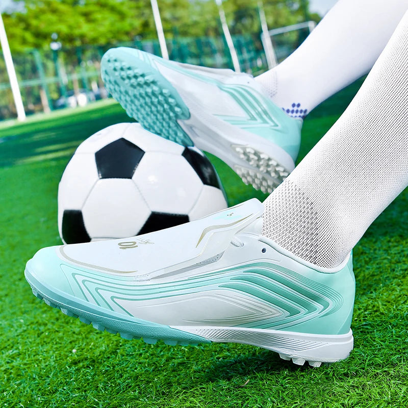 Nouvelles chaussures de football pour hommes TF/FG, chaussures de soccer professionnelles de haute qualité, chaussures de futsal unisexes, crampons ultralégers, baskets, Chuteira Campo