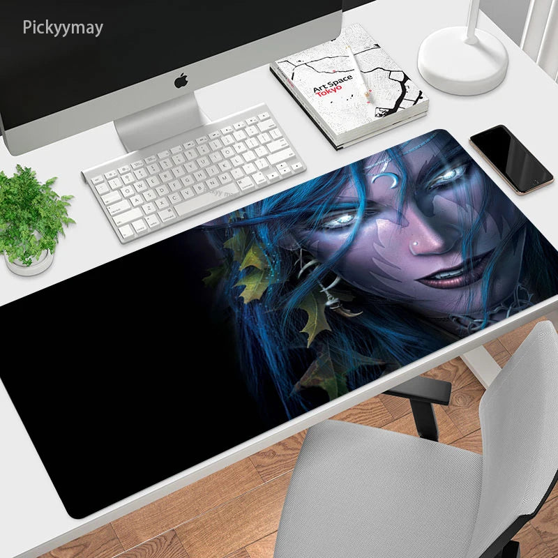 World Of Warcraft Mouse Pad Computer Laptop Mouse Mat Large Mousepad Keyboards Table Carpet  Gaming Desk Play Mats Locking Edge