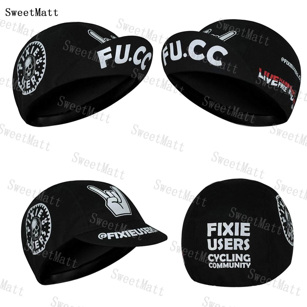 Casquette de cyclisme rétro SweetMatt Classic : simple, colorée, plusieurs styles au choix, taille unisexe, séchage rapide