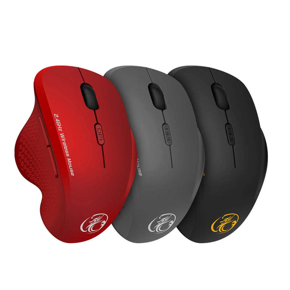 UTHAI G6 2.4G Wireless Mouse, Ergonomic 6-Button Wireless Mouse for Laptop, Business Office, Gaming, Adjustable DPI Computer Mouse